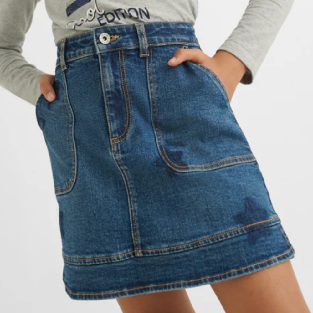 NEW...Denim Skirt Stars ECOFRIENDS girl MAYORAL...Size 14